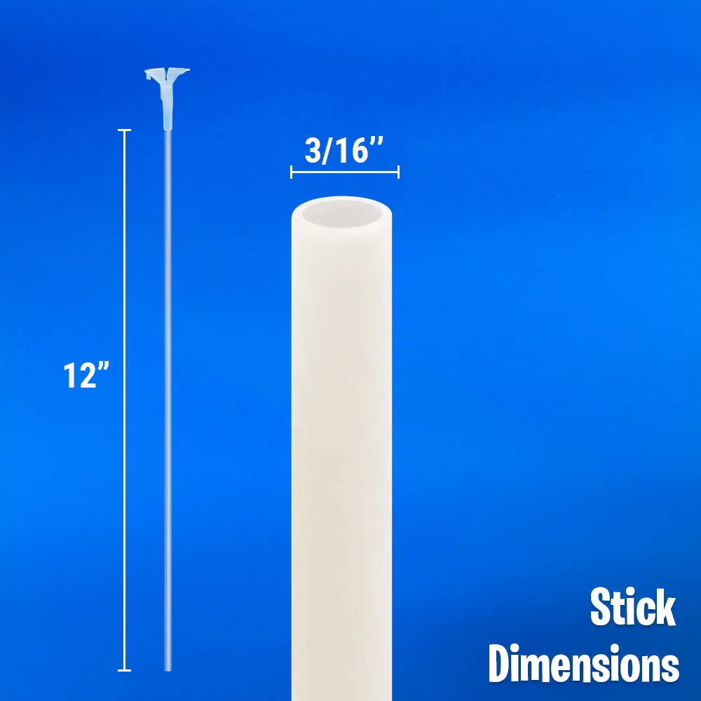 12 inch STANDARD BALLOON CUPS & STICKS