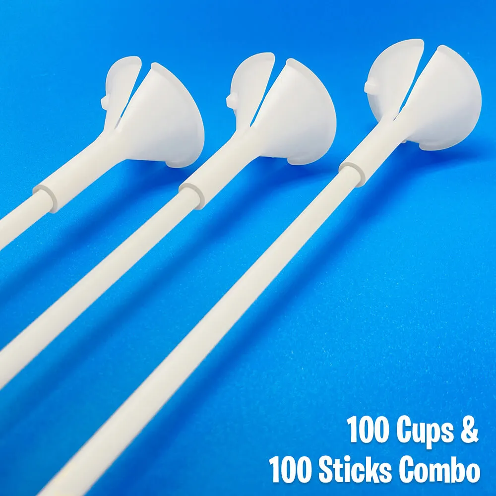 12 inch STANDARD BALLOON CUPS & STICKS