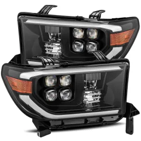2007-2013 Toyota Tundra/2008-2017 Toyota Sequoia NOVA-Series LED Projector Headlights Jet Black (With Level Adjuster) Alpha-Rex 880747