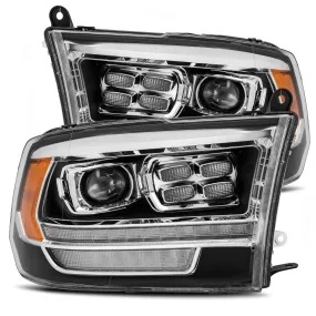 2009-2018 Ram Truck LUXX-Series (5th Gen 2500 Style) LED Projector Headlights Black Alpha-Rex 880168