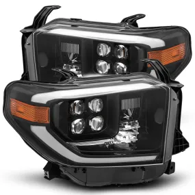 2014-2021 Toyota Tundra NOVA-Series LED Projector Headlights Jet Black Alpha-Rex 880728