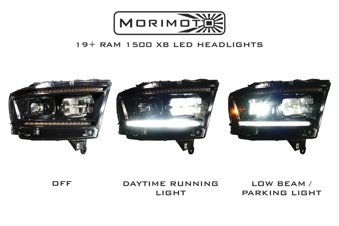 2019-2022 Dodge Ram 1500 XB Headlights