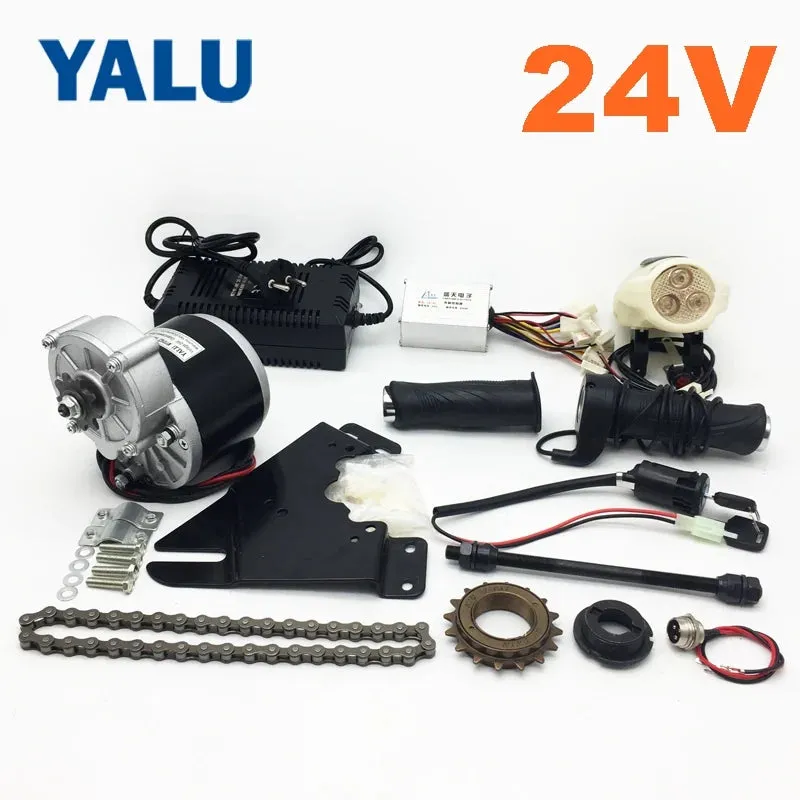 24V 350W Common City Bicycle Electric Ebike Conversion kit With MY1016Z Motor Aluminum Braker Level and bigger Electric Throttle