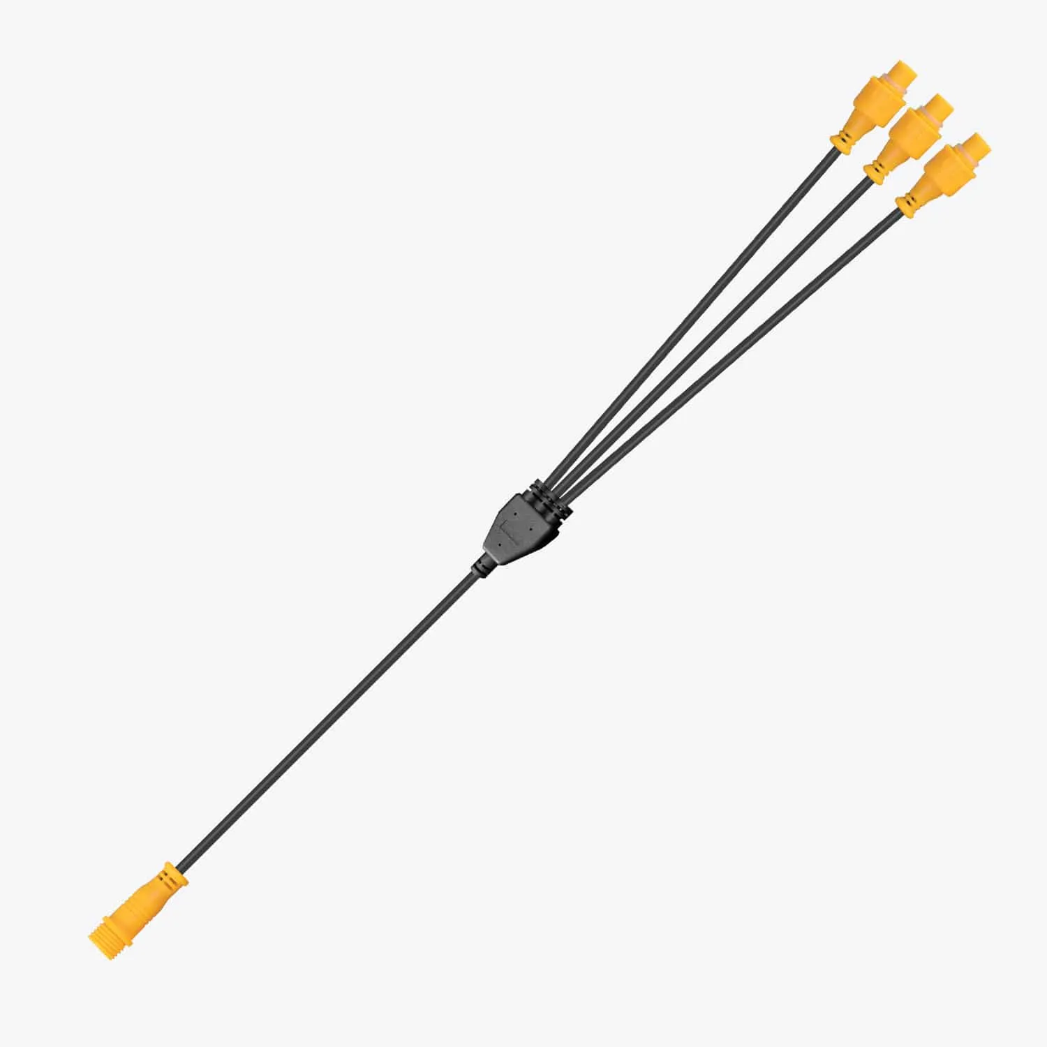 3-Way Splitter Cable (Orange 4-pin Plugs)