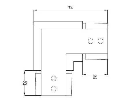 40x30mm GRIPRAIL® 90ºDEGREE JOINER