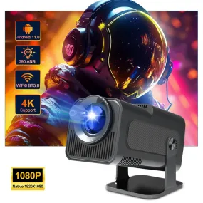 4K Android 11 Projector: 1080P, Wifi6, BT5.0, 390 ANSI, HY300 - Magcubic