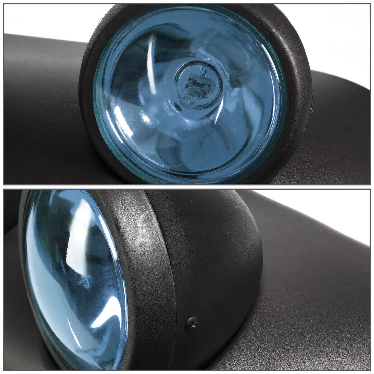 4X4 Car Black Housing NEO Clear Lens Off-Road Roof Top Mounted Rally Fog Light Lamp Blue