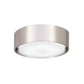 5 In. Simple Ceiling Fan Light Kit, Brushed Nickel Wet Finish