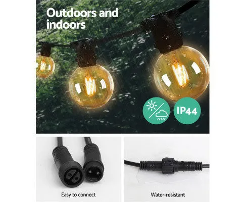 59m LED Festoon Lights Sting Lighting Kits Wedding Outdoor Party