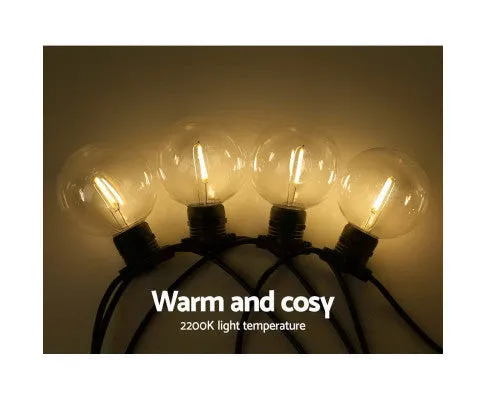 59m LED Festoon Lights Sting Lighting Kits Wedding Outdoor Party