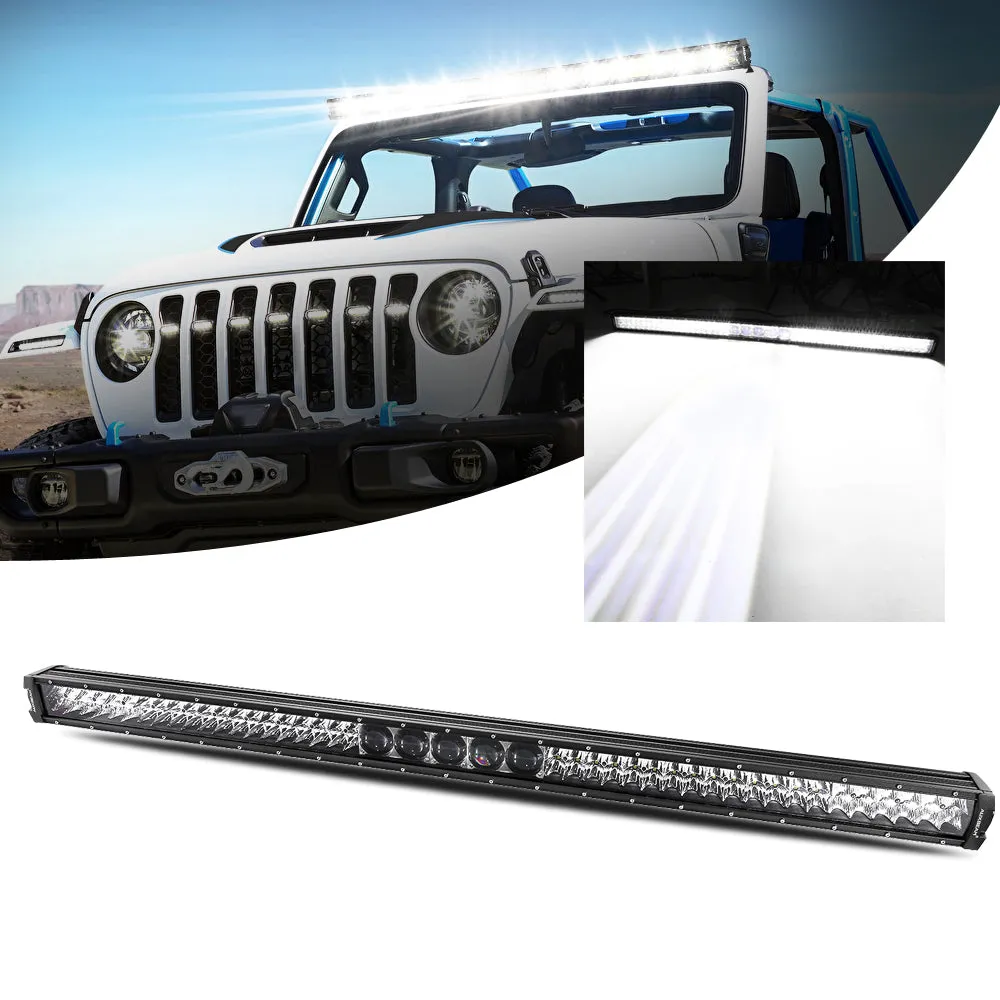 5D-PRO Series 12 Inch/22 Inch/32 Inch/42 Inch/52 Inch Spot LED Light Bar with 5D Projectors