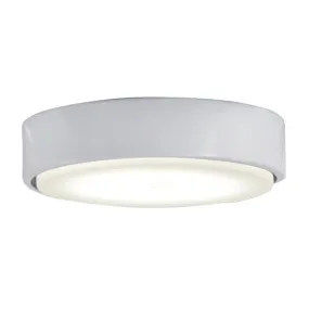 7 In. Xtreme H2O Ceiling Fan Light Kit, Flat White Finish