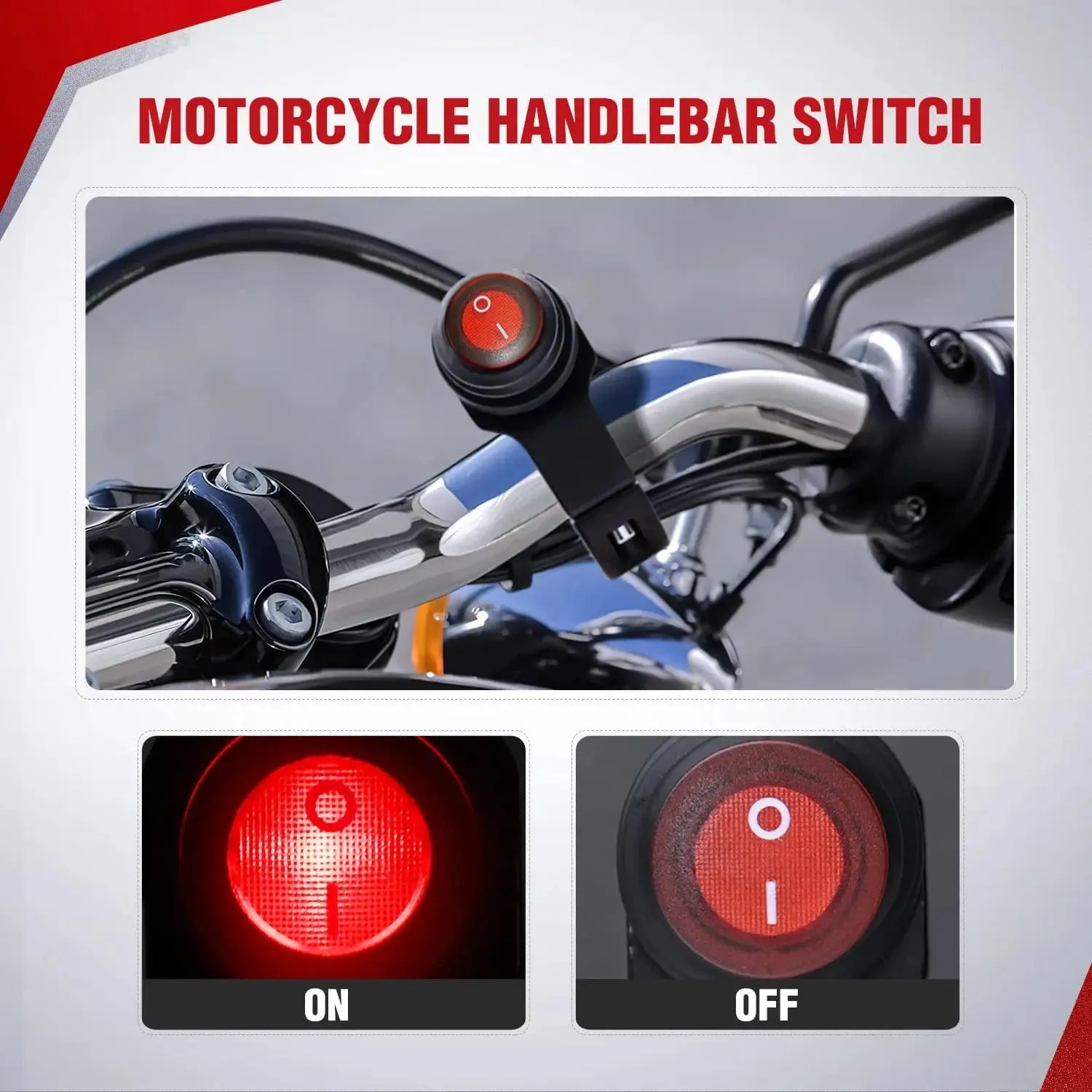 7/8 Inch Motorcycle Handlebar Switch Control