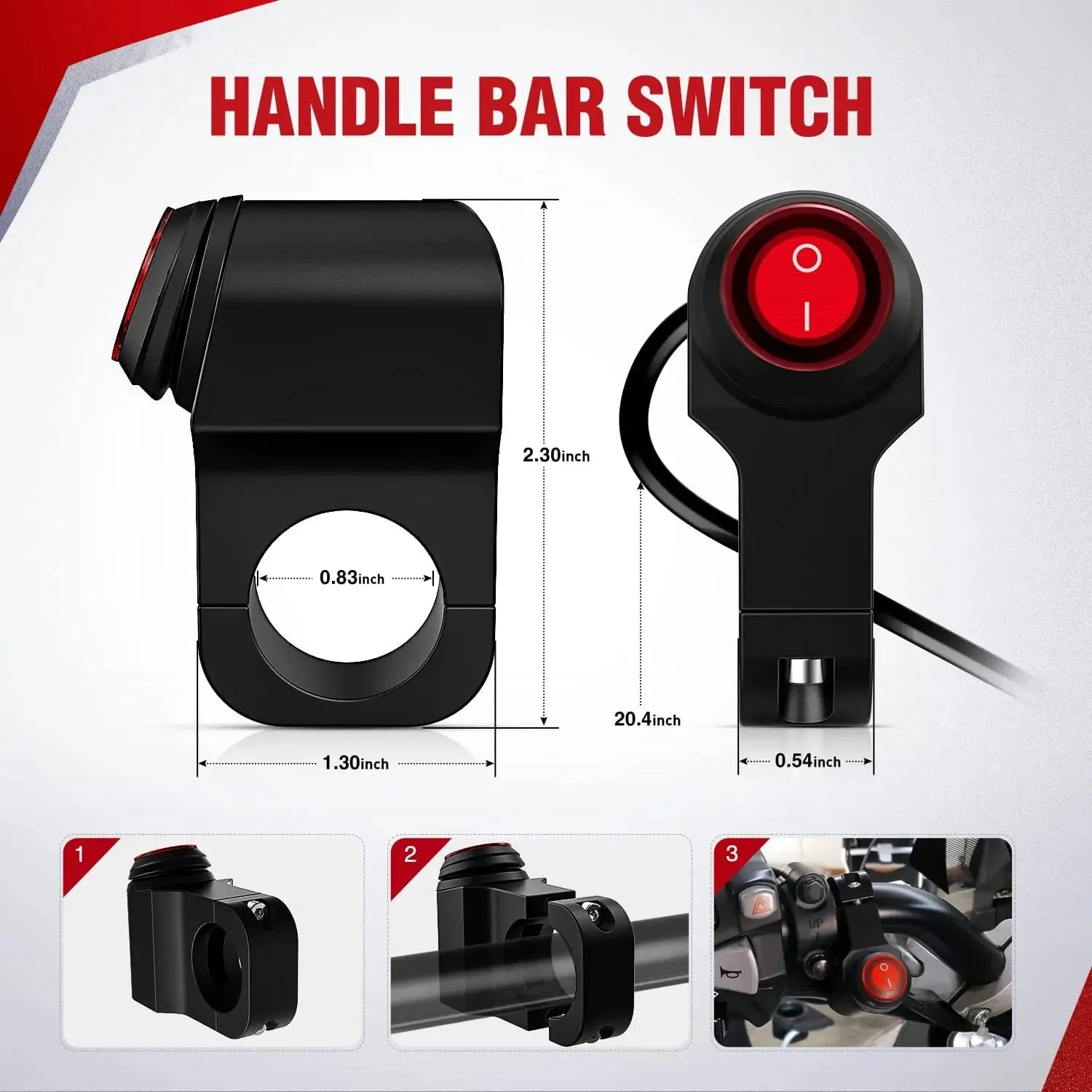 7/8 Inch Motorcycle Handlebar Switch Control