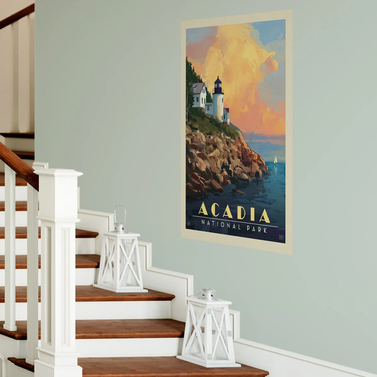 Acadia National Park Maine Lighthouse Decal