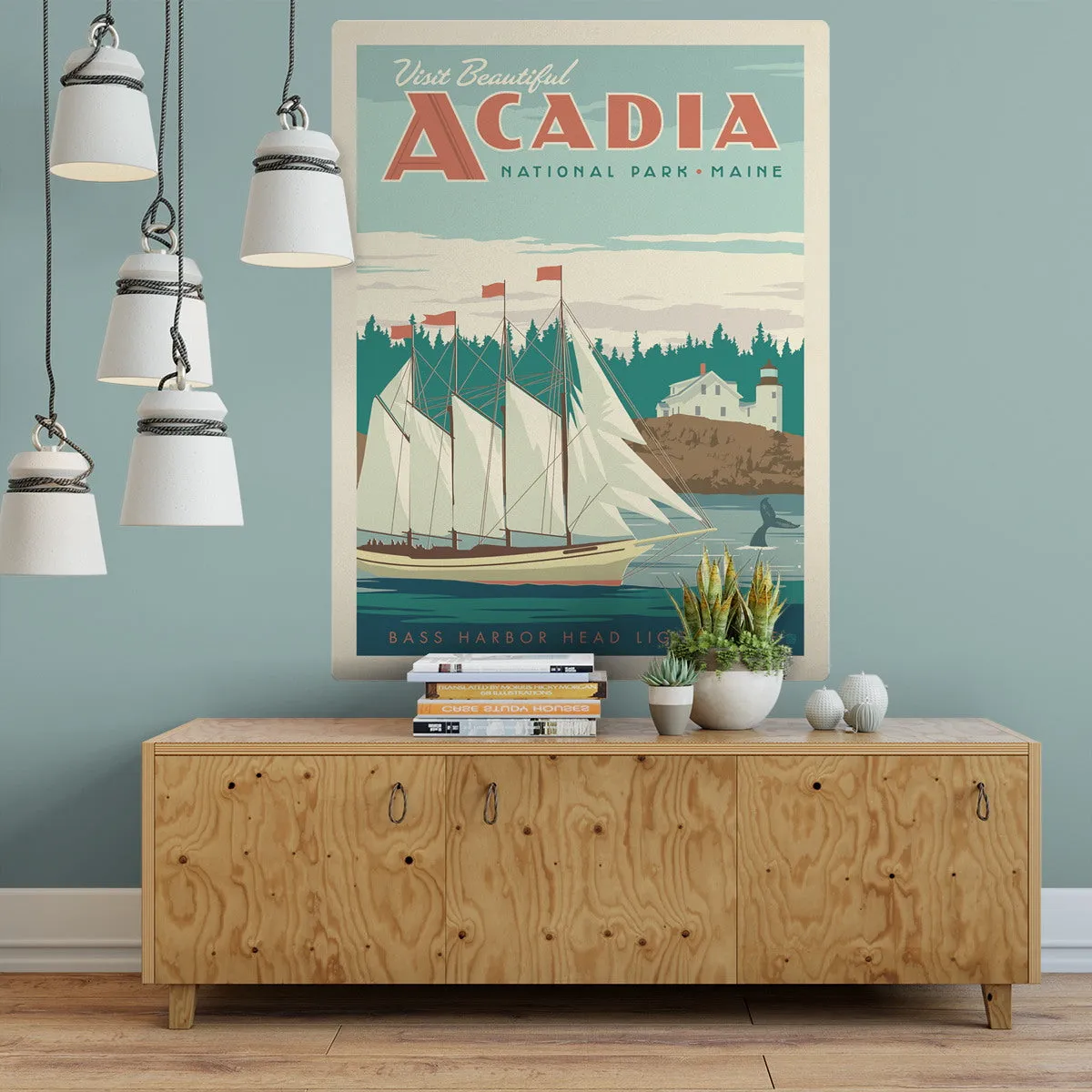 Acadia National Park Maine Ship Decal