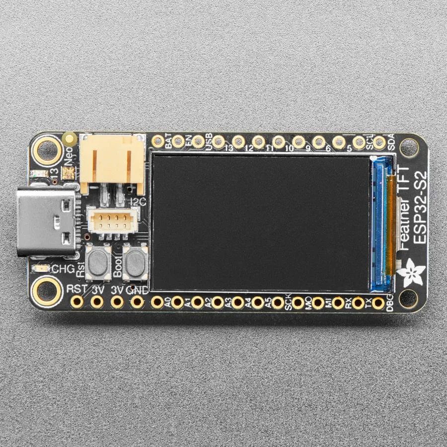 Adafruit ESP32-S2 TFT Feather - 4MB Flash, 2MB PSRAM, STEMMA QT