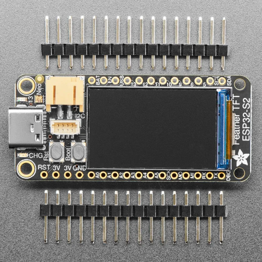 Adafruit ESP32-S2 TFT Feather - 4MB Flash, 2MB PSRAM, STEMMA QT