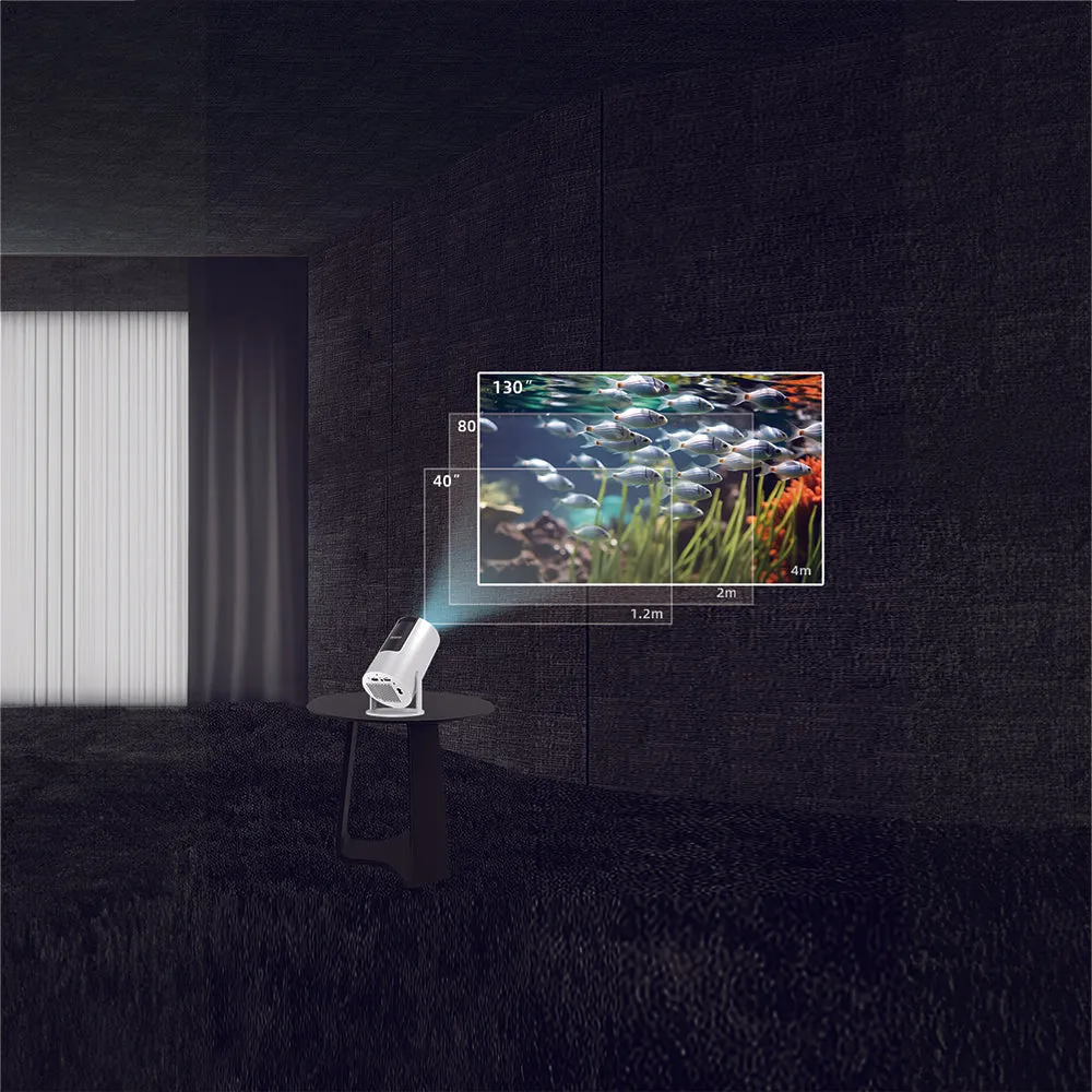 AIWA Smart LED Projector with Remote Control
