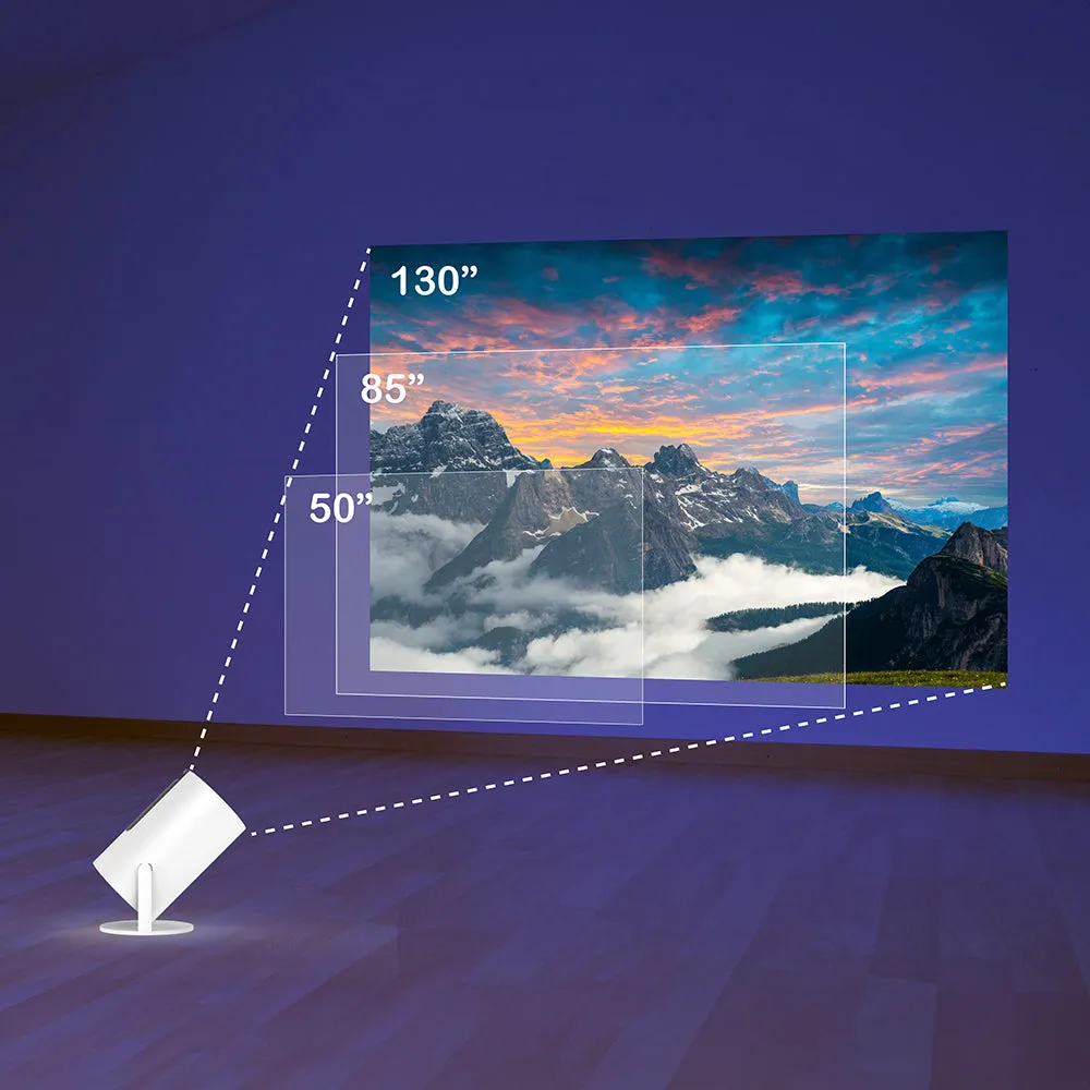 AIWA Smart LED Projector with Remote Control