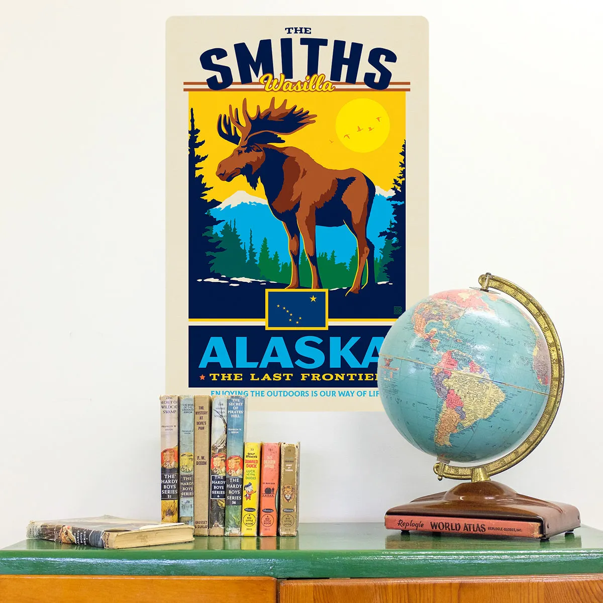 Alaska State Pride Personalized Decal