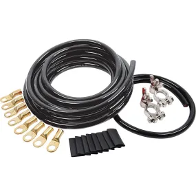Allstar Performance Battery Cable Kit - 2 Gauge - 1 Battery - Black
