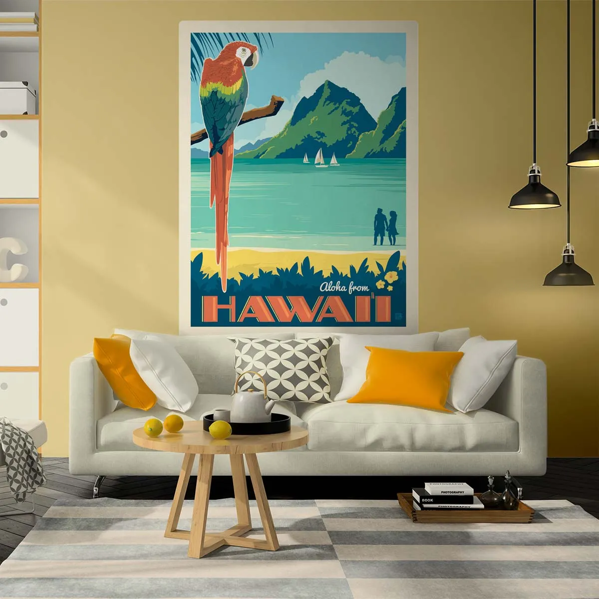 Aloha From Hawaii Parrot Decal