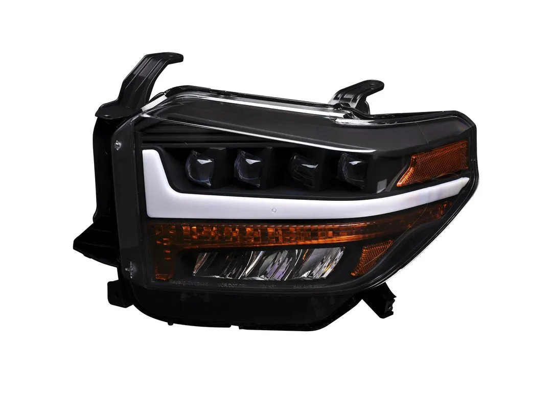 Alpha Owls Headlights Toyota Tundra (2014-2019) Quad Pro LED Black / 5500K Super White