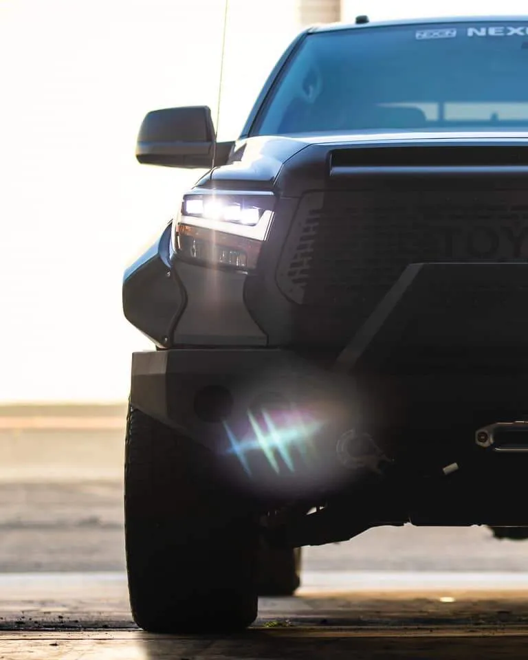 Alpha Owls Headlights Toyota Tundra (2014-2019) Quad Pro LED Black / 5500K Super White