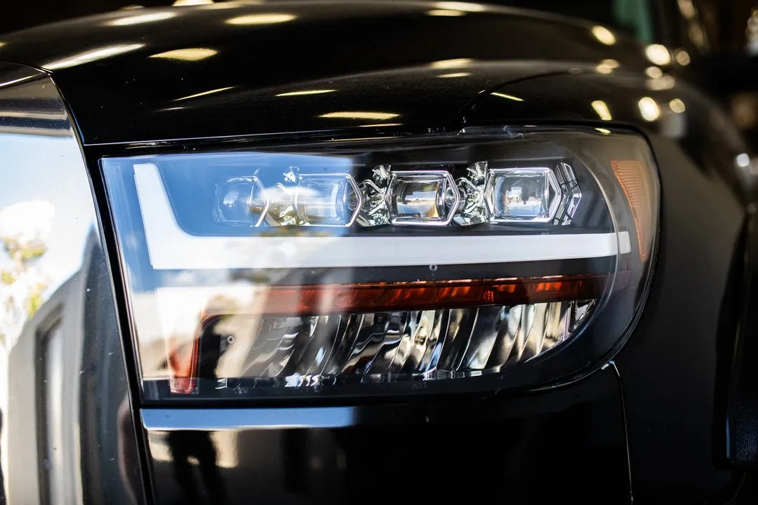 Alpha Owls Quad Pro LED Headlights Toyota Sequoia (2008-2015) Black / 5500K Super White