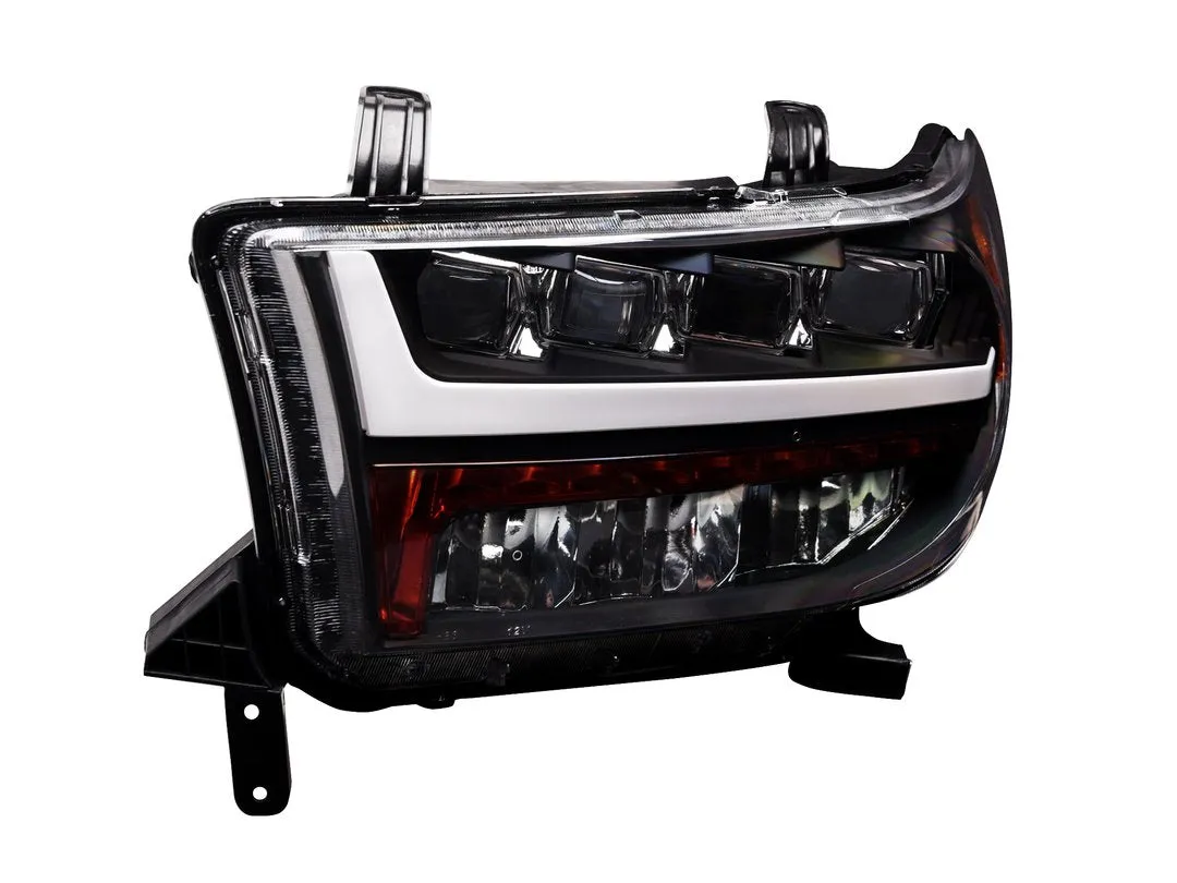 Alpha Owls Quad Pro LED Headlights Toyota Sequoia (2008-2015) Black / 5500K Super White