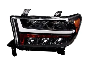 Alpha Owls Quad Pro LED Headlights Toyota Sequoia (2008-2015) Black / 5500K Super White