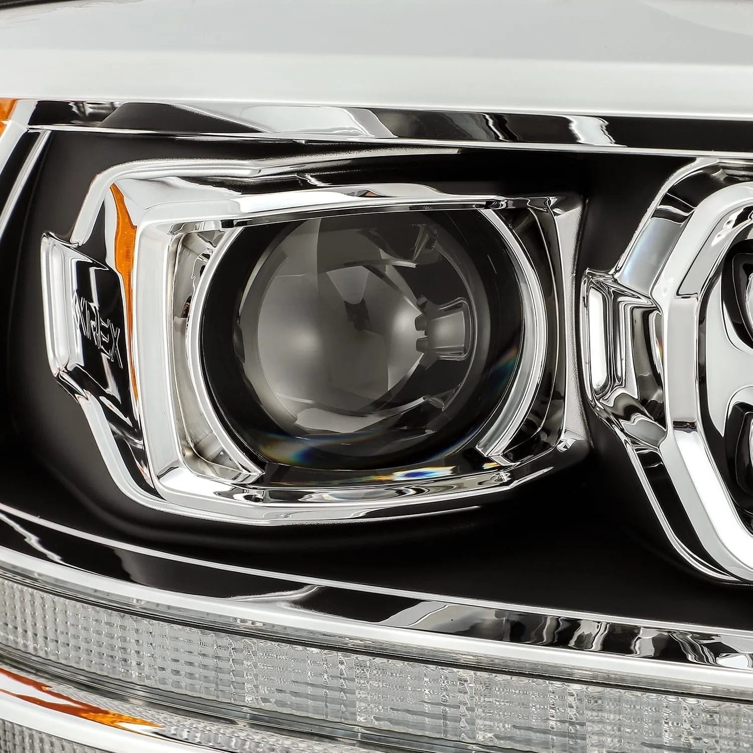 AlphaRex Dual LED Projector Headlights Dodge Ram Truck (2009-2018) LUXX Series w/ Sequential Turn Signal - Black - 5th Gen 2500 Style