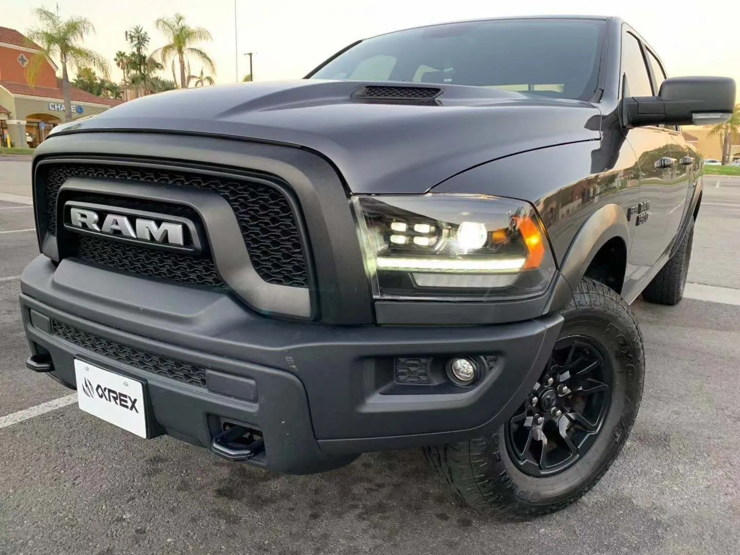 AlphaRex Dual LED Projector Headlights Ram 1500/2500/3500 (06-08) LUXX Series w/ Sequential Turn Signal - Black - 5th Gen 2500 Style