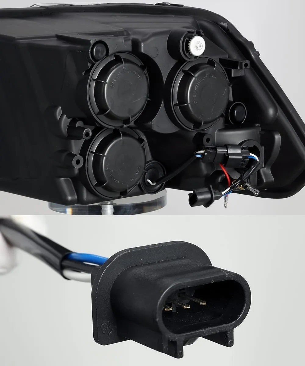 AlphaRex Projector Headlights Ram 1500 2500 3500 (09-18) Pro Series - Sequential Turn - Alpha-Black