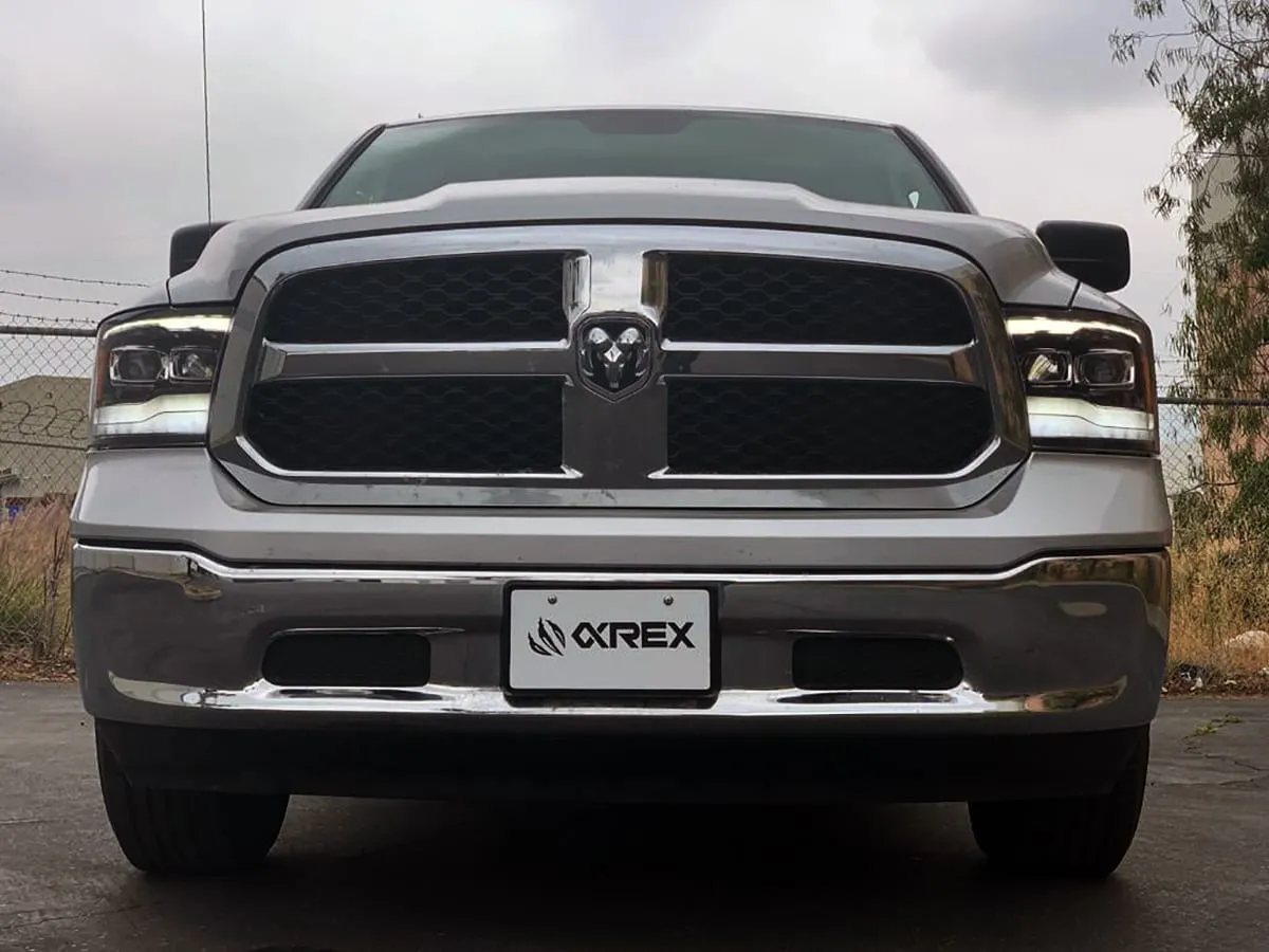 AlphaRex Projector Headlights Ram 1500 2500 3500 (09-18) Pro Series - Sequential Turn - Alpha-Black
