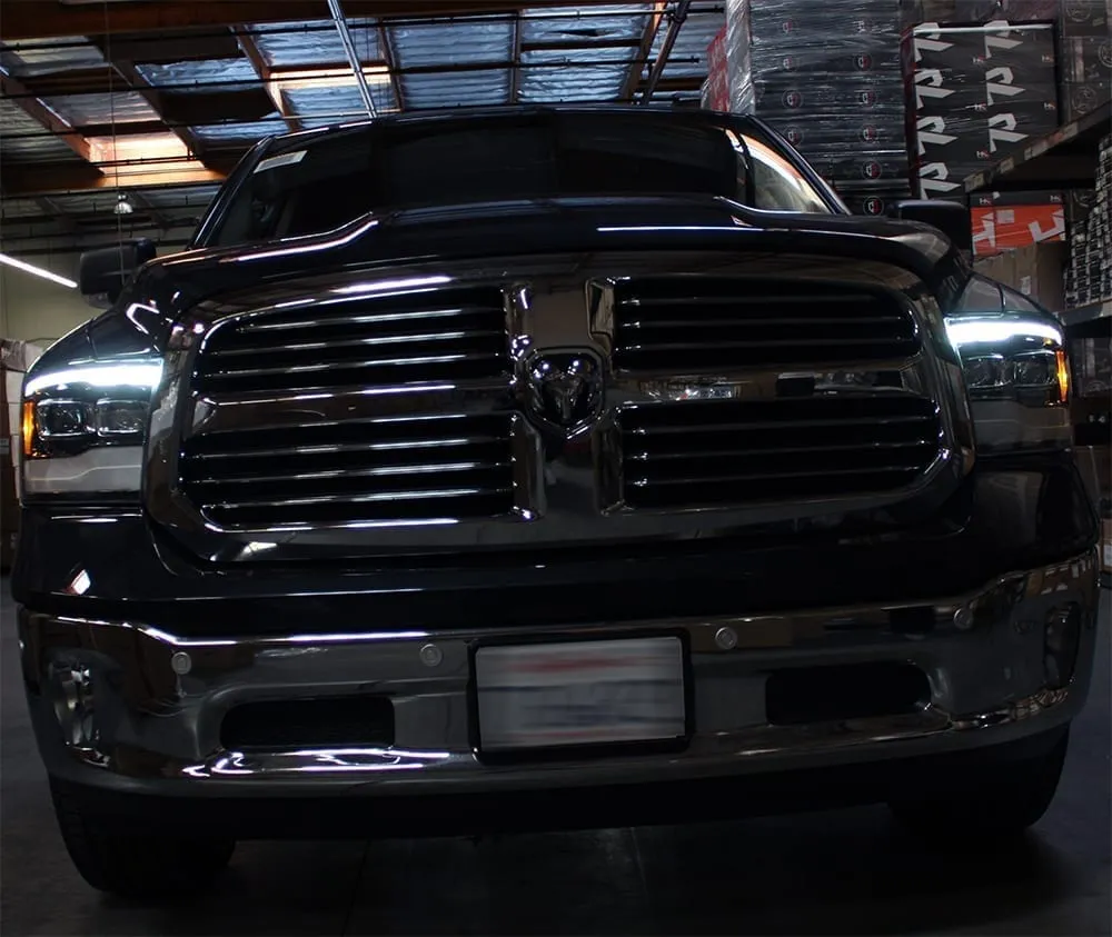 AlphaRex Projector Headlights Ram 1500/2500/3500 (09-18) Pro Series - Sequential - 5th Gen 2500 or G2 Style
