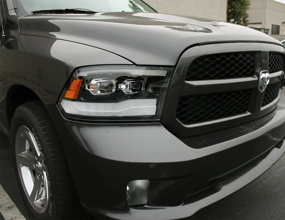 AlphaRex Projector Headlights Ram 1500/2500/3500 (09-18) Pro Series - Sequential - 5th Gen 2500 or G2 Style