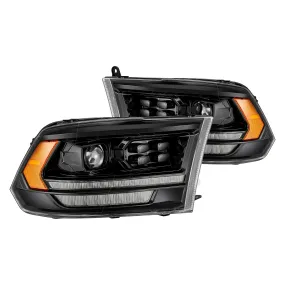 AlphaRex Projector Headlights Ram 1500/2500/3500 (09-18) Pro Series - Sequential - 5th Gen 2500 or G2 Style