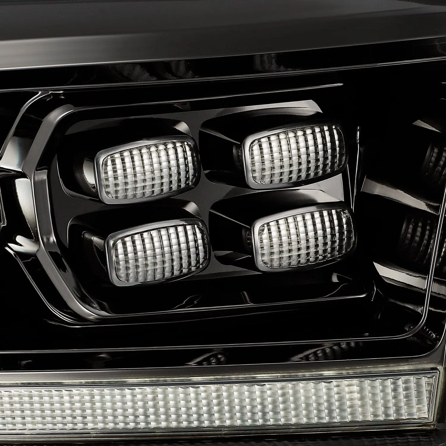 AlphaRex Projector Headlights Ram 1500/2500/3500 (09-18) Pro Series - Sequential - 5th Gen 2500 or G2 Style