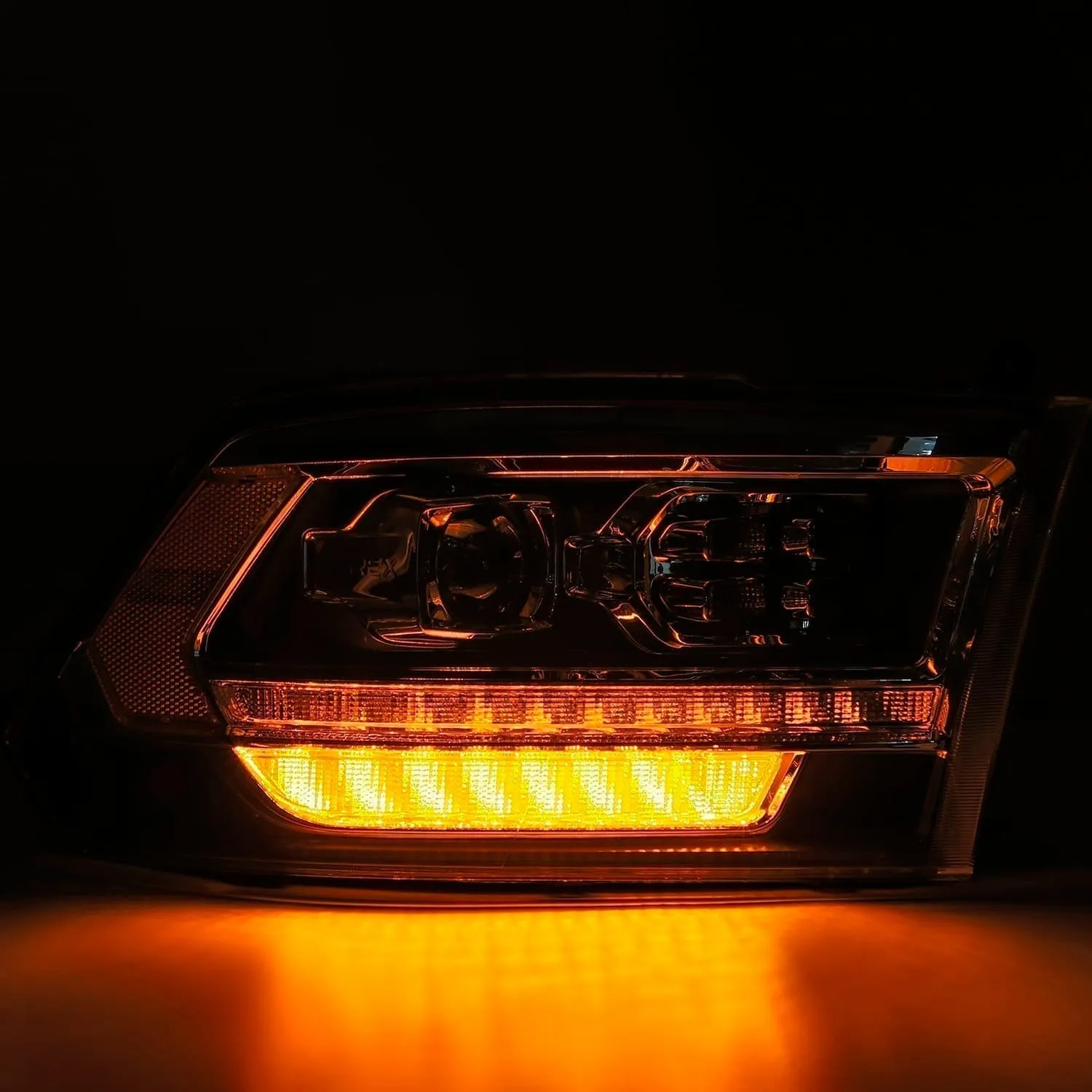 AlphaRex Projector Headlights Ram 1500/2500/3500 (09-18) Pro Series - Sequential - 5th Gen 2500 or G2 Style