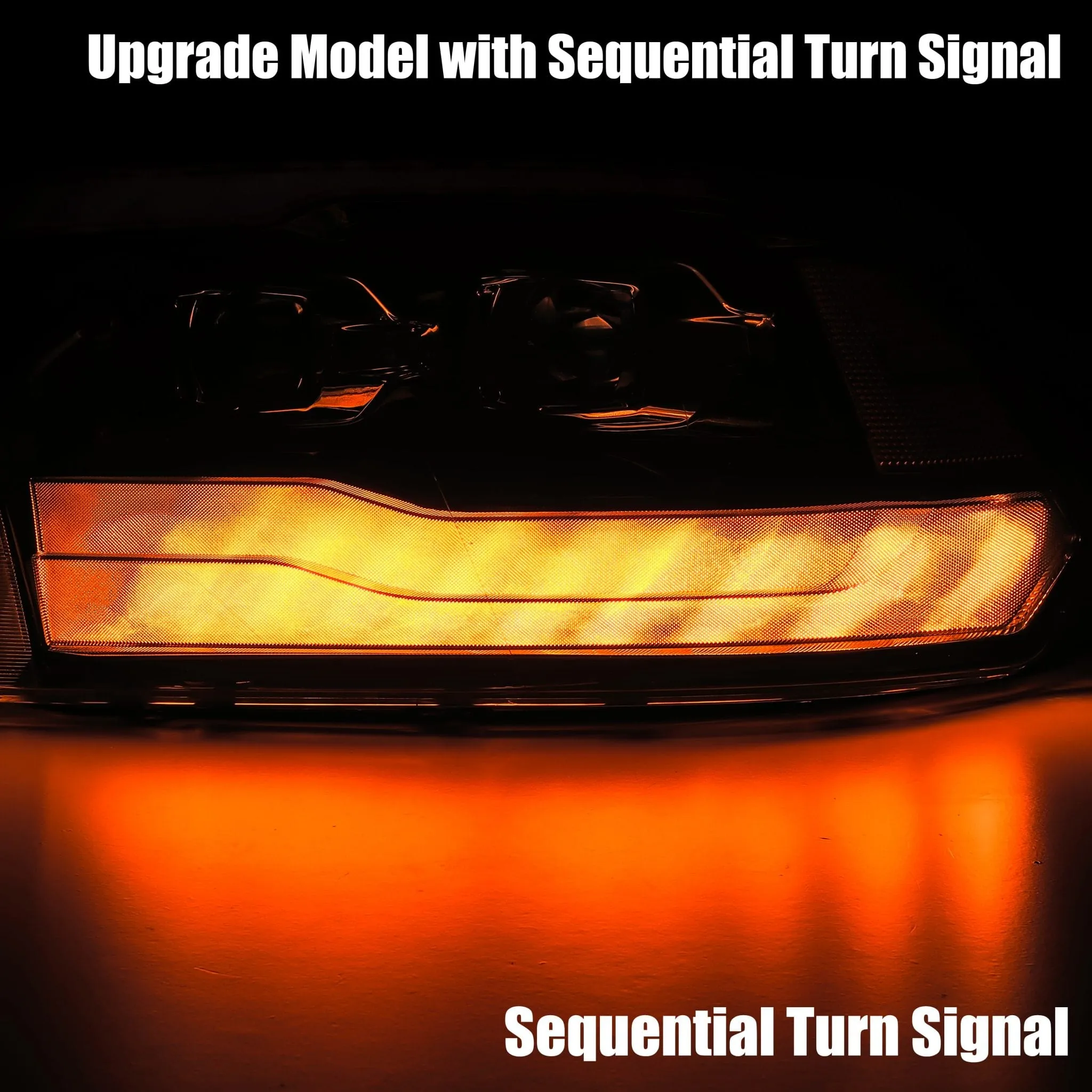 AlphaRex Projector Headlights Ram 1500/2500/3500 (09-18) Pro Series - Sequential - 5th Gen 2500 or G2 Style