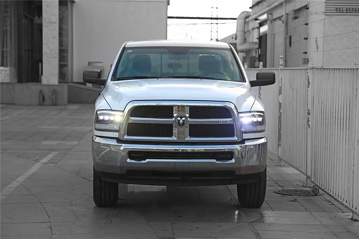 AlphaRex Quad 3D LED Projector Headlights Ram Truck [Nova Series] (09-18) Alpha-Black / Jet Black / Chrome