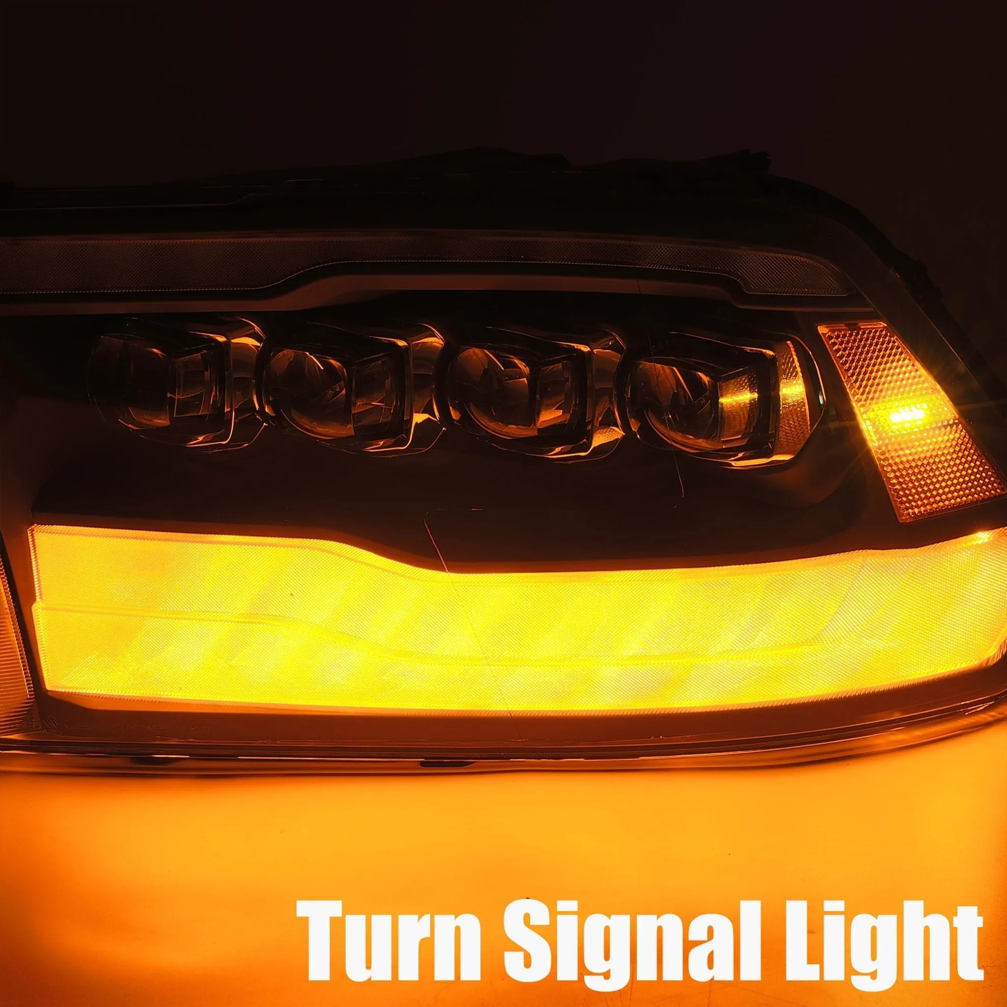 AlphaRex Quad 3D LED Projector Headlights Ram Truck [Nova Series] (09-18) Alpha-Black / Jet Black / Chrome