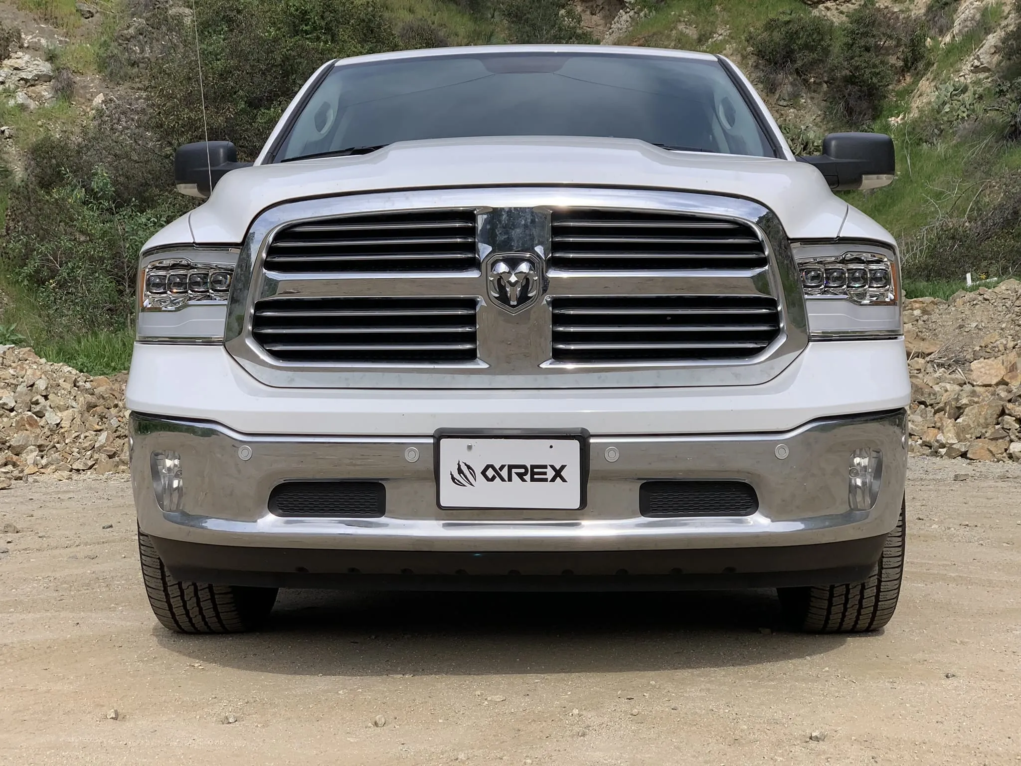 AlphaRex Quad 3D LED Projector Headlights Ram Truck [Nova Series] (09-18) Alpha-Black / Jet Black / Chrome