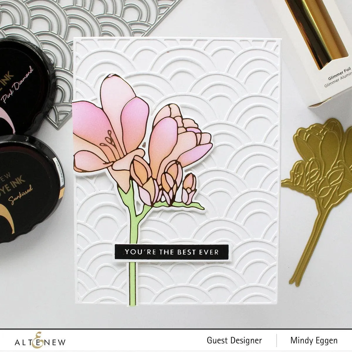 ALTENEW: Freesia | Stencil, Die & Hot Foil Plate Bundle