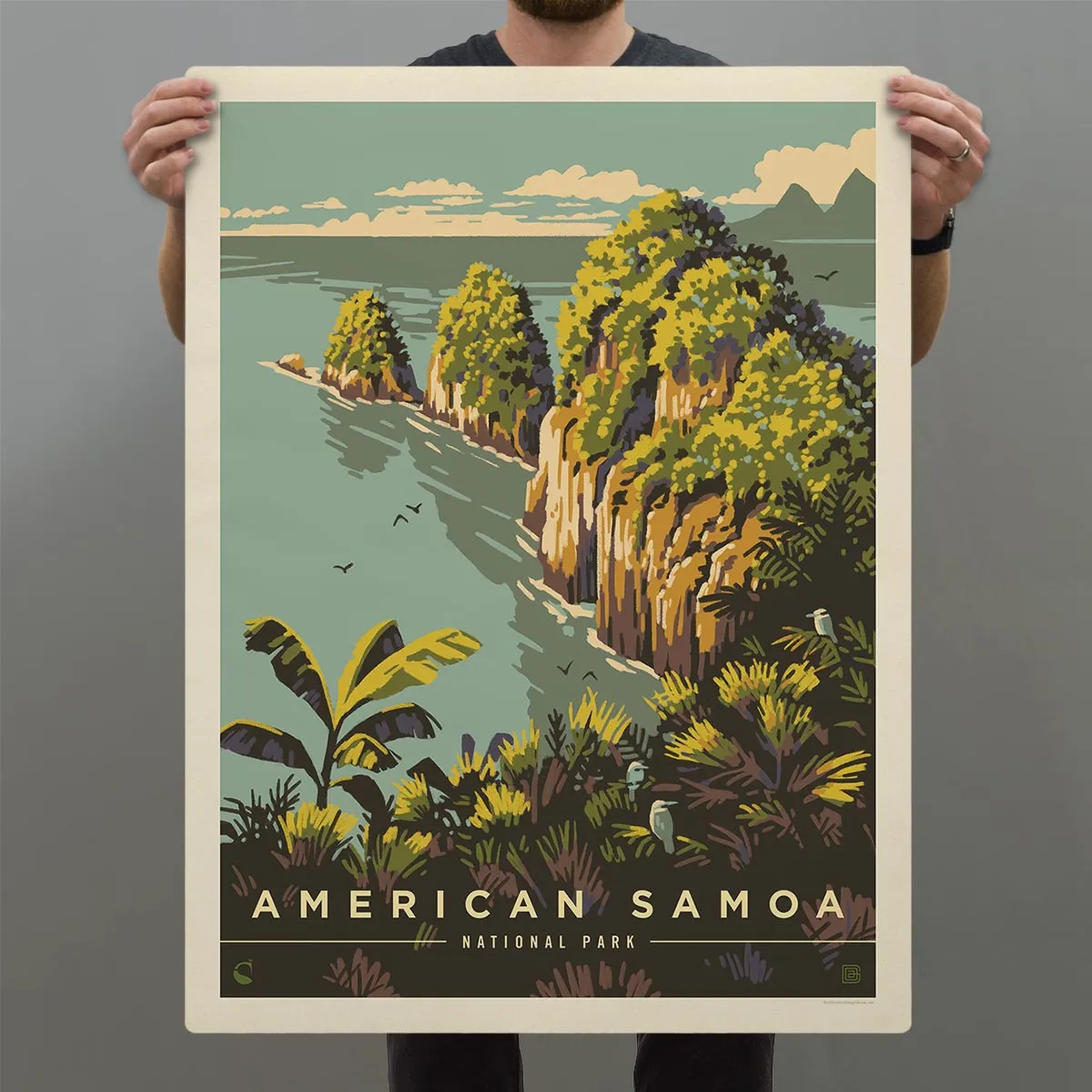 American Samoa National Park Pola Island Decal