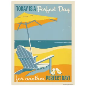 Another Perfect Day Beach Chair Decal