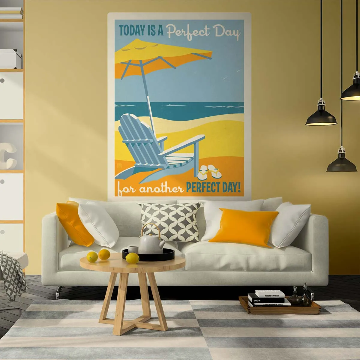 Another Perfect Day Beach Chair Decal