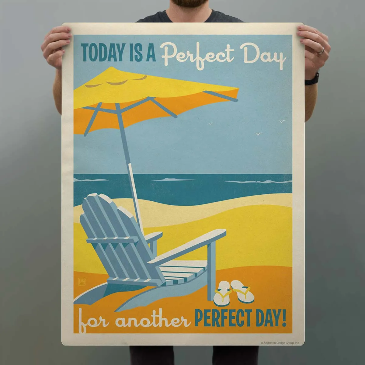 Another Perfect Day Beach Chair Decal